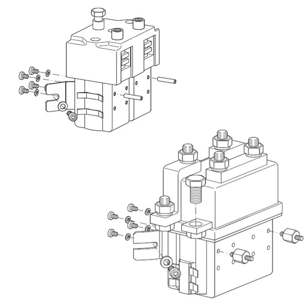 Kit cassetta teleinvertitore BTQ 350A 12V