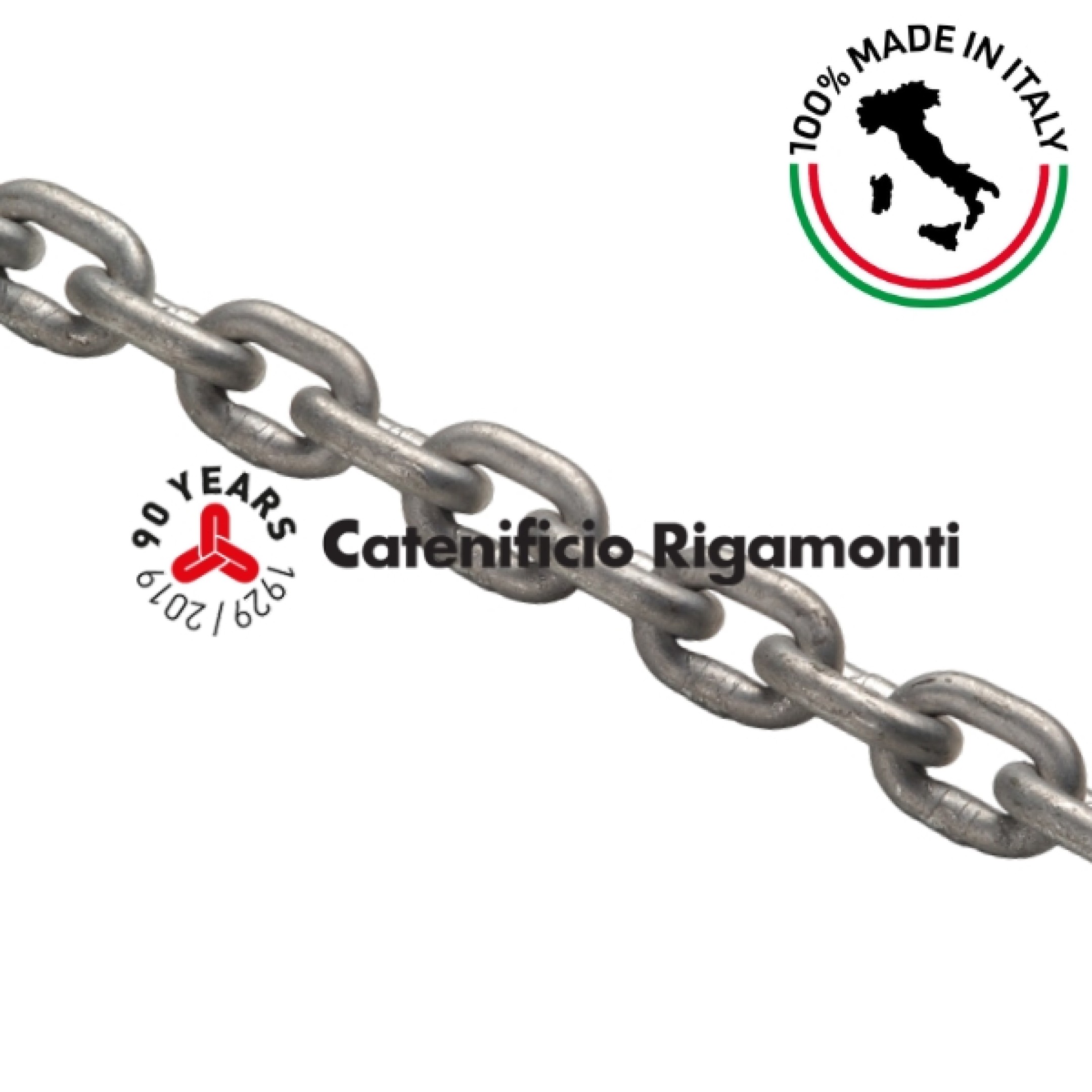 CATENA CALIBRATA RIGAMONTI 10x 25mt.