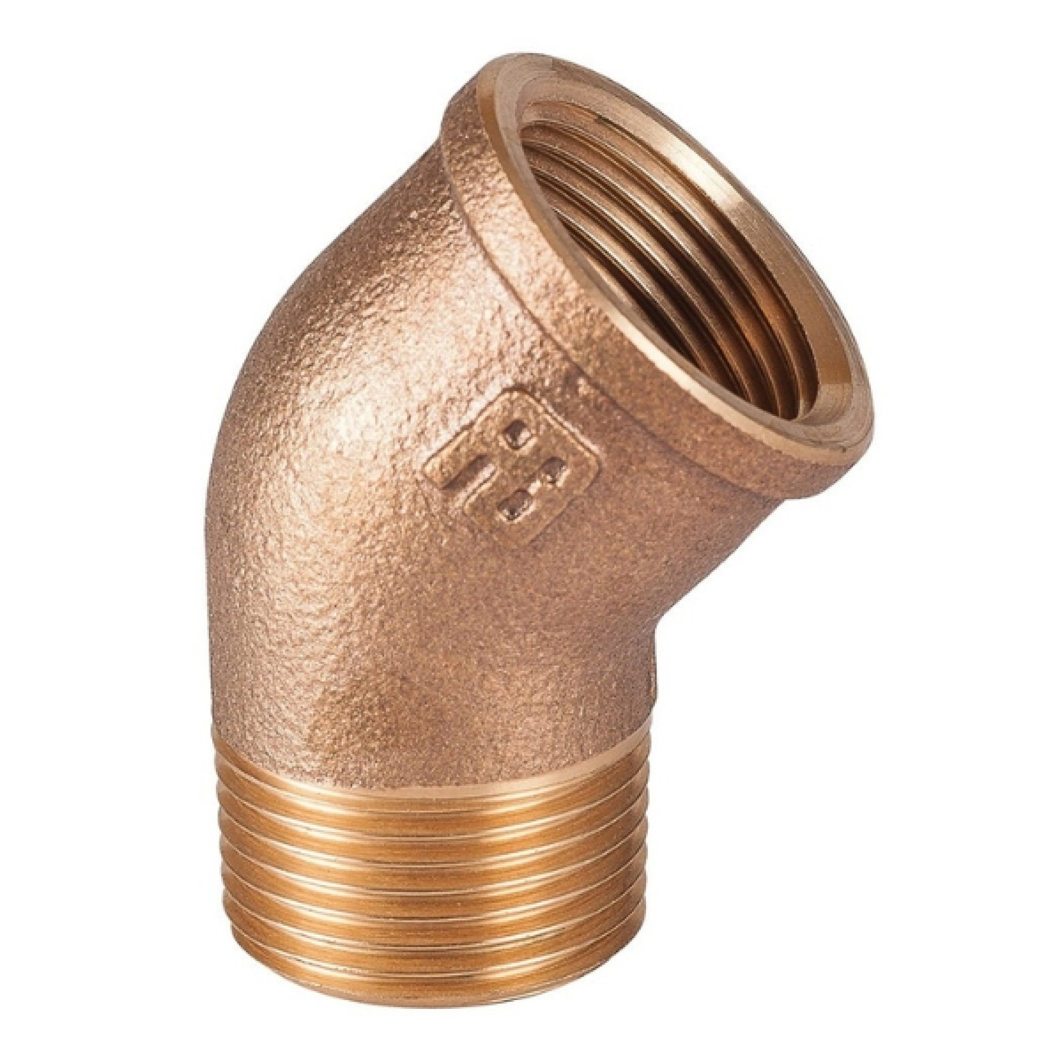 Bronze elbow 45° M/F 4’