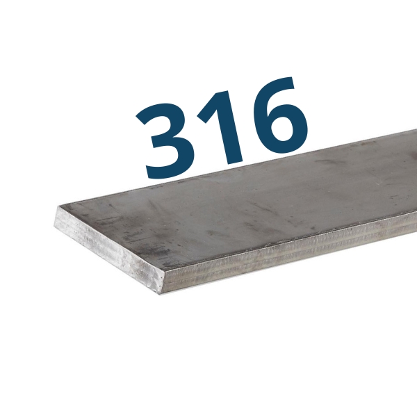 Profilato piatto acciaio inox aisi 316 mm.40x4 mt.1