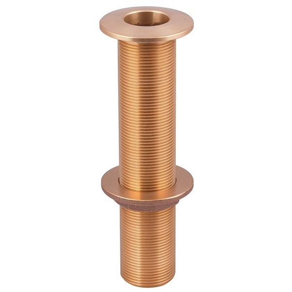 Thru-hull connection bronze long 1"