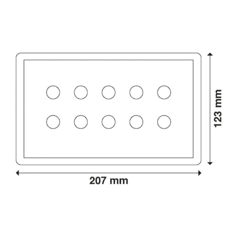 PANNELLO ELETTRICO CARBONIO COMPLETO
