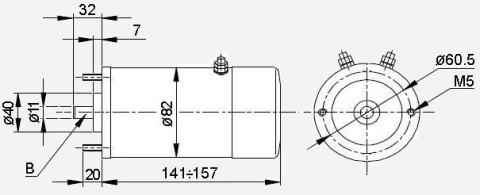 MOTORE LOFRAN'S 700W 12V PER DORADO/X1/MARINER