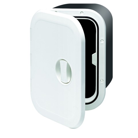 Sportello Contenitore hatches amovibile 180° mm.270x373