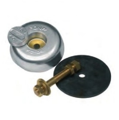 Anodo per carene circolare con tappo kg.2,8