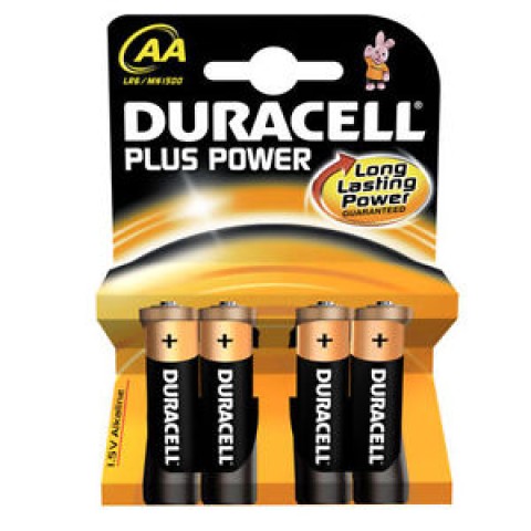 Batteria alcaline DURACELL OPTIMUM stilo AA blister pz.4