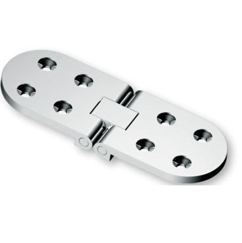 Cerniera a fino acciaio inox mm.100x36 fori a vista