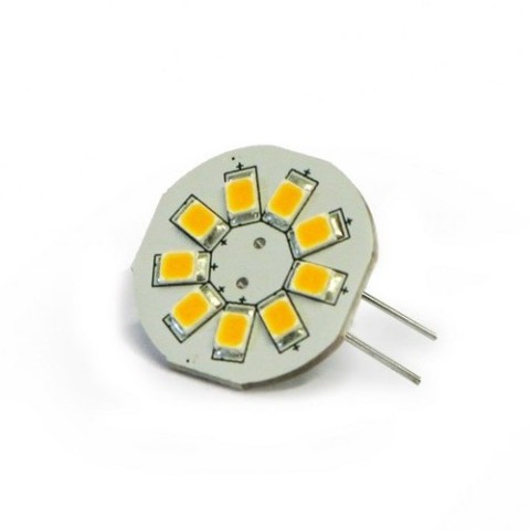 Lampadina led G4 BACK 9smd led luce calda 8/35V mm.23