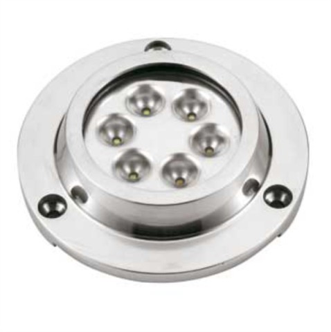 Luce subacquea inox 6 led luce blu