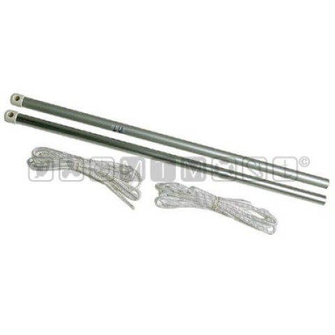 SET CORRIMANO INOX PER PASSERELLE