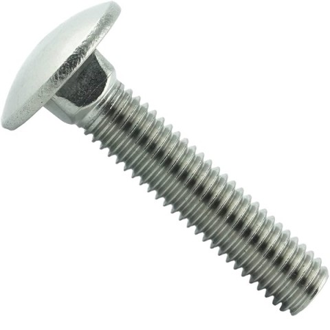 Perno quadro sotto testa 603 inox aisi 316