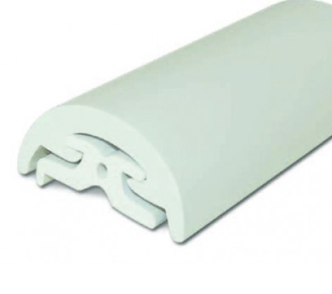 Profilo parabordo RADIAL mm.40 bianco mt.16 (44.042...)