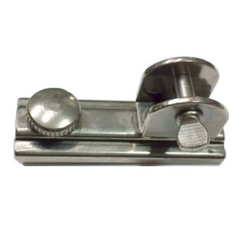 Rotaia inox cursore montaggio in piano (46.671.02)