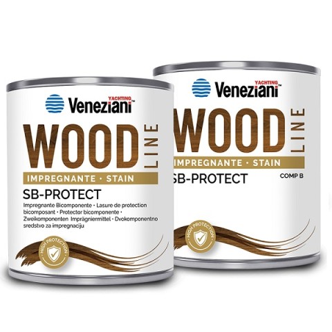 VENEZIANI WOOD SB-PROTECT impregnante bicomponente trasparente lt.1