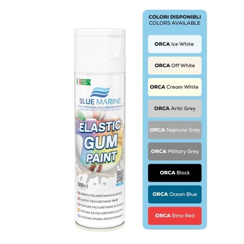 Vernice poliuretanica elstica spray ELASTIC GUM PAINT ml.500