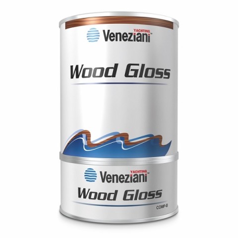 WOOD GLOSS Vernice bicomponente brillante ml.0,750