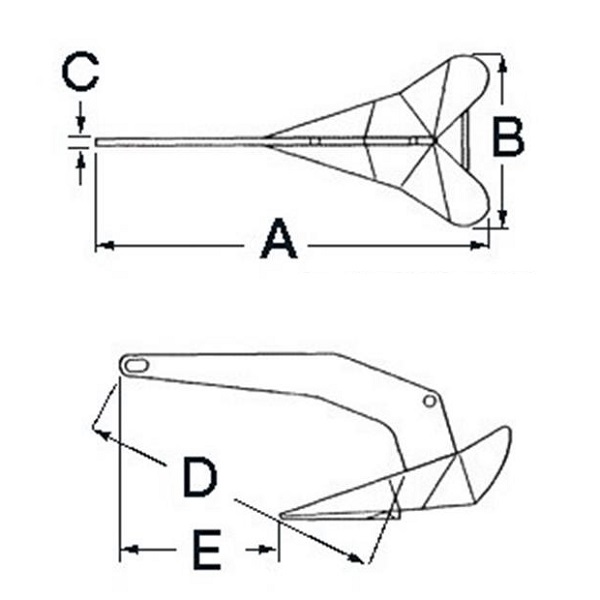 ANCORA DELTA KG.10