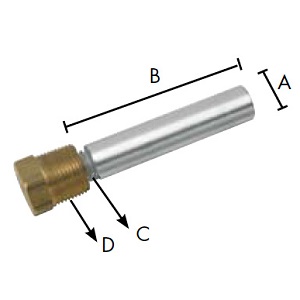 ANODO SC.CATERPILLAR COMPLETO R25