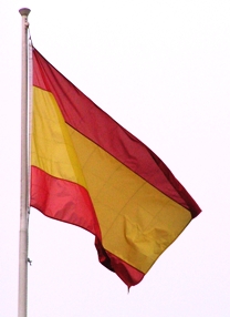 Bandiera Spagna in stoffa cm.100x150 (35.450.05)