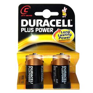 Batteria DURACELL MEZZA TORCIA LR14 pz.2