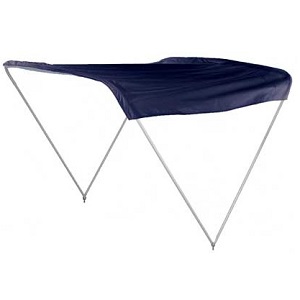 Capottina parasole 2 archi blu cm.130