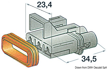 CONNETTORE STAGNO F 3P