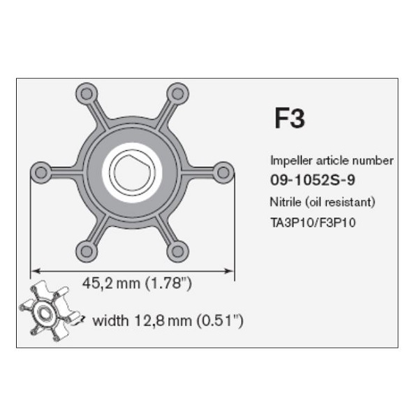 Girante JOHNSON 1052 (09-1052S-9)