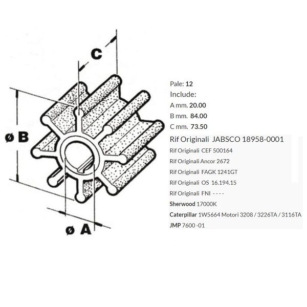 Girante JOHNSON 704B (09-704BT-1) 