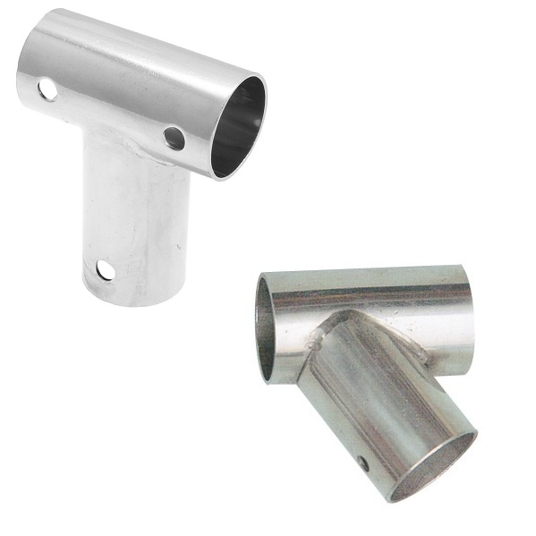 Giunti tee inox 60° - 90°