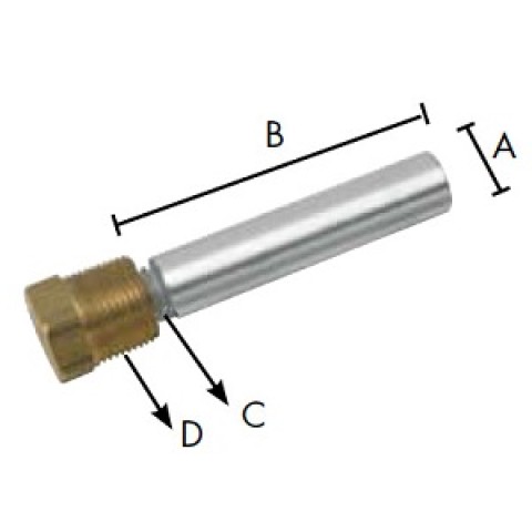 ANODO SC. AIFO CON TAPPO R11C