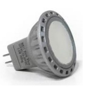 Lampadina led mr11 3led 2w luce calda 8/35v