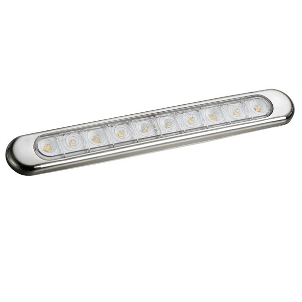 Plafoniera led SMD-HD finitura acciaio inox luce naturale 12V (13.192.01)