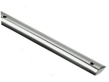 Profilo parabordo mezzo tondo inox mm.21 mt.3 (44.480.13)