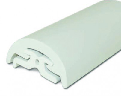 Profilo parabordo RADIAL mm.40 bianco mt.16 (44.042...)