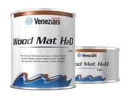 WOOD MAT H20 vernice bicomponente satinata ml.0,750